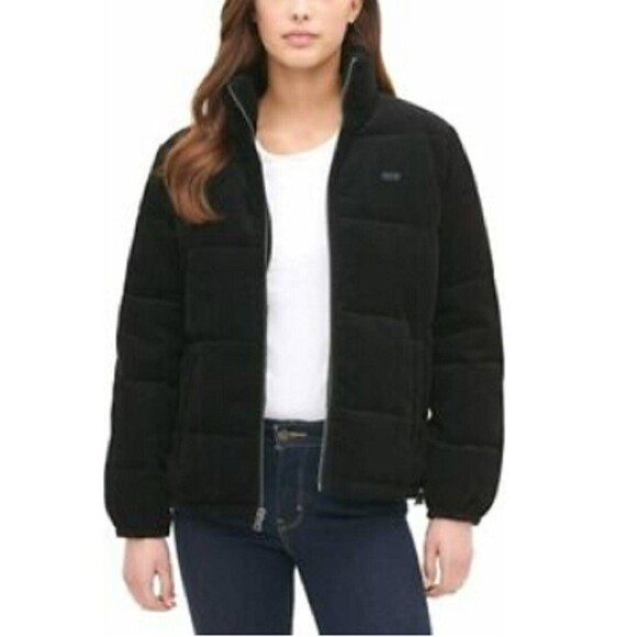 NWT Corduroy Quilted Jacket | Black |  XL | LEVI'S - Picture 1 of 1